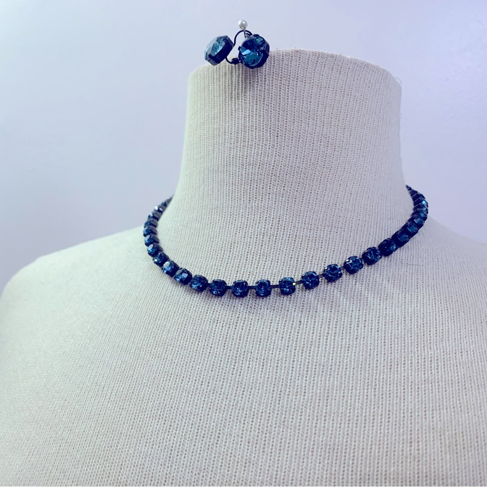 Sabika chic stir London choker W12 Glamazon golf matching earrings